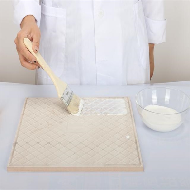 Tile Backing Adhesive, Apply emulsion, Woman