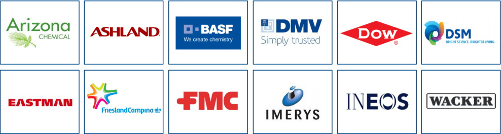 Infinechem Partner: Acrizona, ASHLAND, BASF, DMV, DOW, DSM, FMC, etc