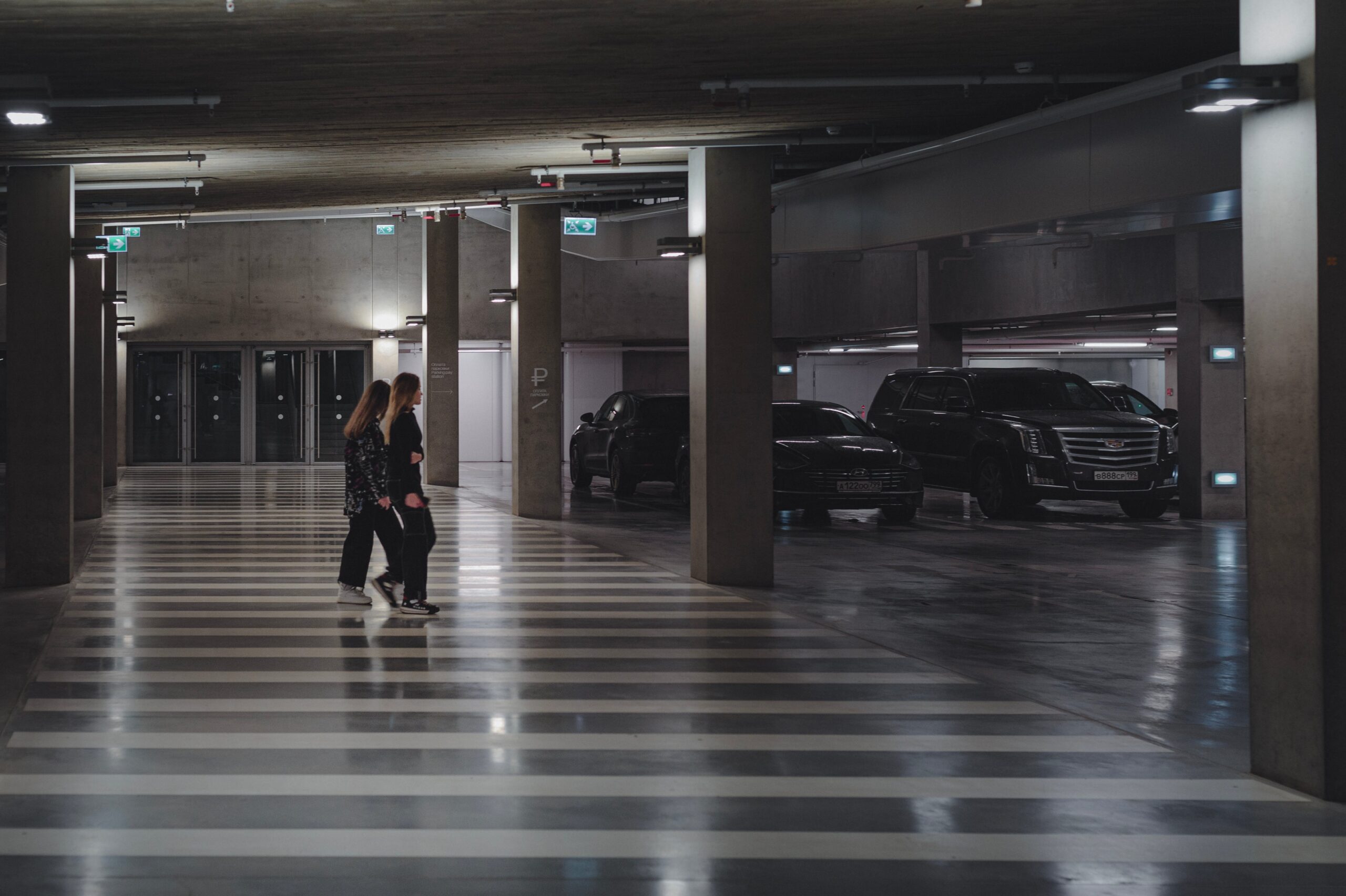 Car park, used epoxy floor, Interior floor paint